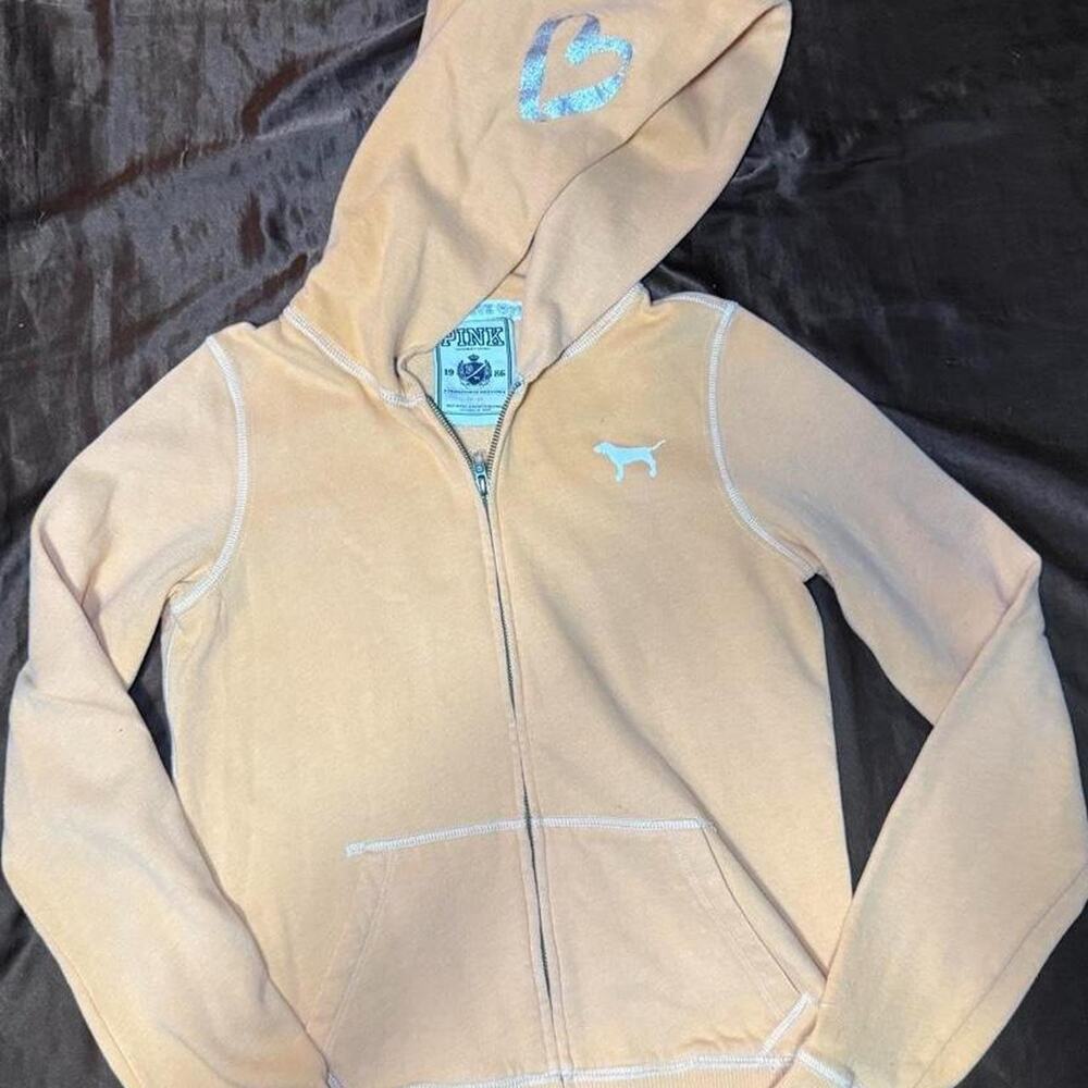 Victoria secret pink vintage 2000s zip up